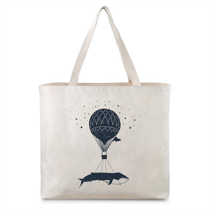 Stylish Reusable Large Canvas Shopping Bag
